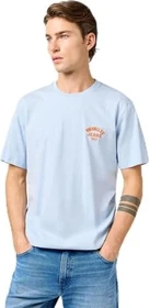 Wrangler Small Logo T-Shirt kurzarm niagara mist (Herren)