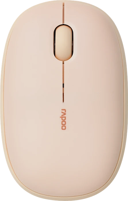 Rapoo M660 Silent Multi-mode Wireless beige, USB/Bluetooth
