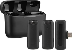 Ulanzi J12 Wireless Lavalier Microphone System USB-C schwarz