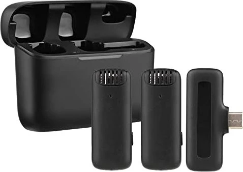 Ulanzi J12 Wireless Lavalier Microphone System USB-C schwarz