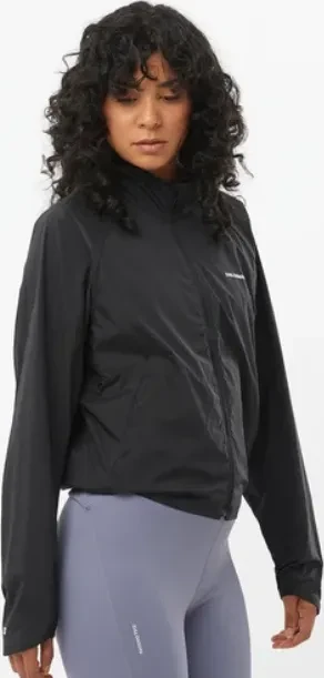 Salomon SHAKEout Fly Laufjacke deep black (Damen)