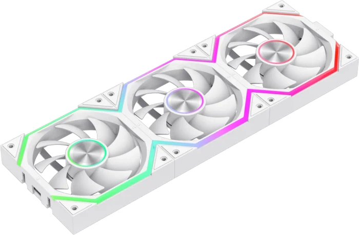 GameMax FN12A-N2 WL-W, weiß, 120mm, 3er-Pack