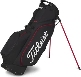 Titleist Players S4 Standbag Golftasche schwarz/rot/weiß