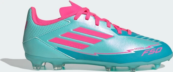 adidas F50 League Messi FG/MG flash aqua/lucid pink/lucid cyan (Junior)