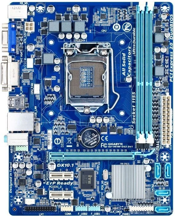 GIGABYTE GA-H61M-DS2 DVI (Intel 1155)