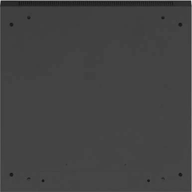 Lanberg 19" Wandschrank 22HE, hängend, Flat Pack, Glastür, IP20, RAL 9004, 600mm tief