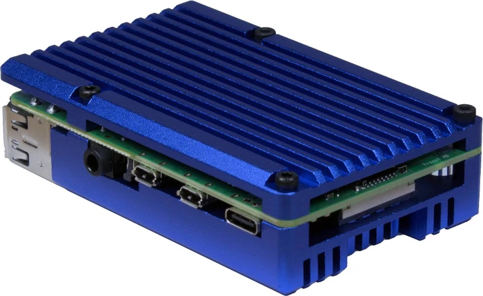 Inter-Tech ODS-721 für Raspberry Pi 4B Case für Raspberry Pi 4 Modell B, schwarz