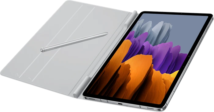 Samsung EF-BT630 Book Cover für Galaxy Tab S7, Light Gray