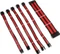 Kolink Core Adept Braided Cable Extension Kit, Black/Red Vorschaubild