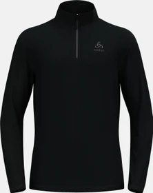 Odlo Berra Mid Layer Half Zip Funktionsshirt langarm schwarz (Herren)