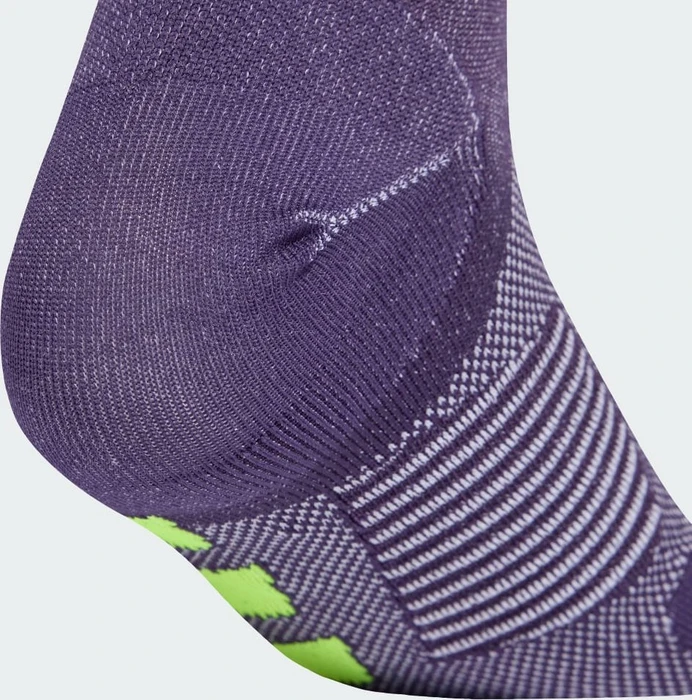 adidas RUNxADIZERO Socken aurora plum/white/solar yellow