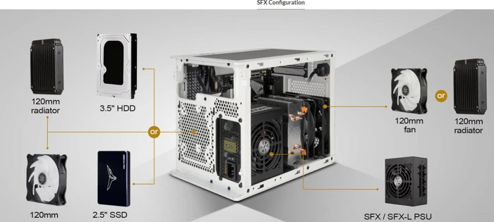 SilverStone Sugo 16, schwarz, Mini-ITX