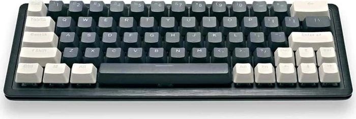 Mountain Mineral Keycap Set, Kunststoff (PBT) Double-Shot, weiß/schwarz, 113 Tasten (104+9), ANSI-US