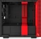 NZXT H210, schwarz/rot, Glasfenster, Mini-ITX Vorschaubild