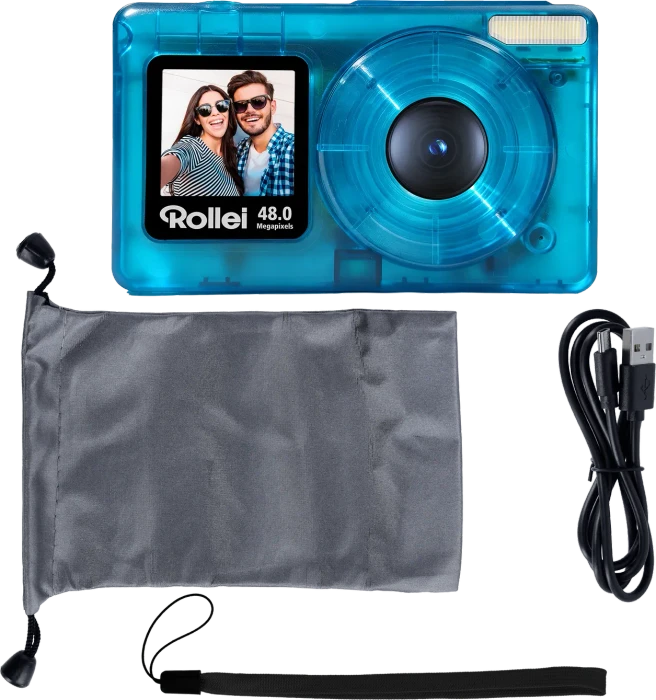 Rollei Compactline Pocket transparent/blau