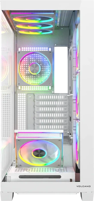 Modecom Volcano Stellar Plus 8F White, Glasfenster