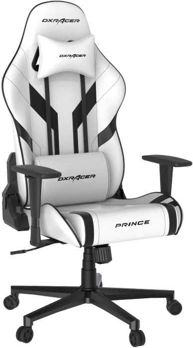 DXRacer Prince Series PM88 Gamingstuhl, weiß/schwarz