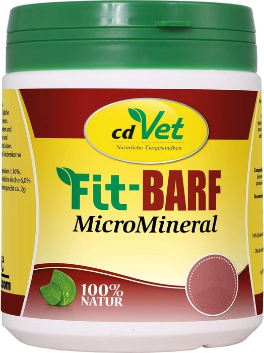 cdVet Fit-Barf MicroMineral Pulver für Hunde & Katzen, 500g
