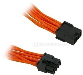 BitFenix Alchemy 8-Pin PCIe Verlängerung 45cm, sleeved orange (BFA-MSC-8PEG45OK-RP)