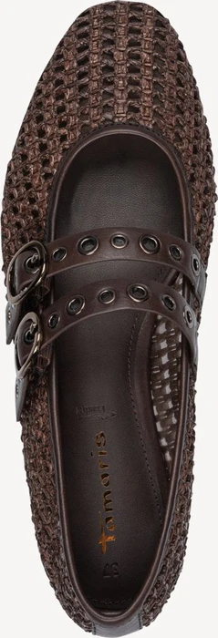 Tamaris Spangenballerinas braun (Damen)