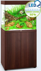 Juwel Lido 200 LED Aquarium-Set mit Unterschrank, dunkles Holz/dunkles Holz, 200l
