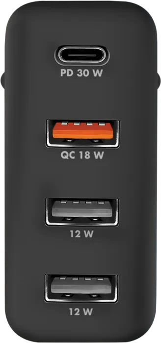 LogiLink USB-A/C Ladegerät GaN 48W schwarz