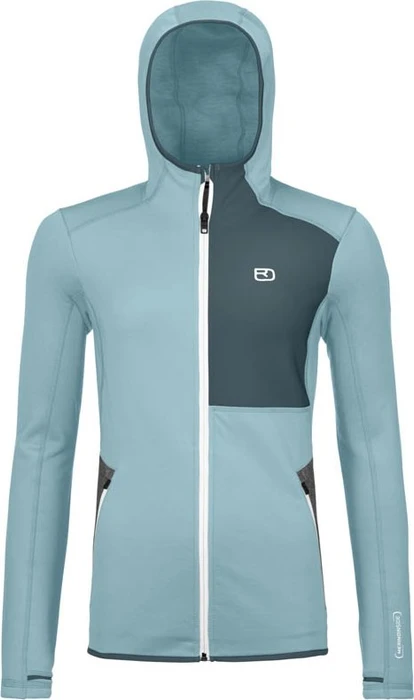 Ortovox Fleece Hoody Funktionsjacke glacier grey (Damen)