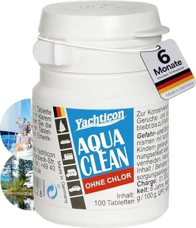 Yachticon Aqua Clean AC 5 ohne Chlor 100 Tabletten Trinkwasserkonservierung