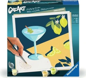 Ravensburger Malen nach Zahlen CreArt Mocktail Zitrone