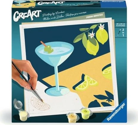 Ravensburger Malen nach Zahlen CreArt Mocktail Zitrone