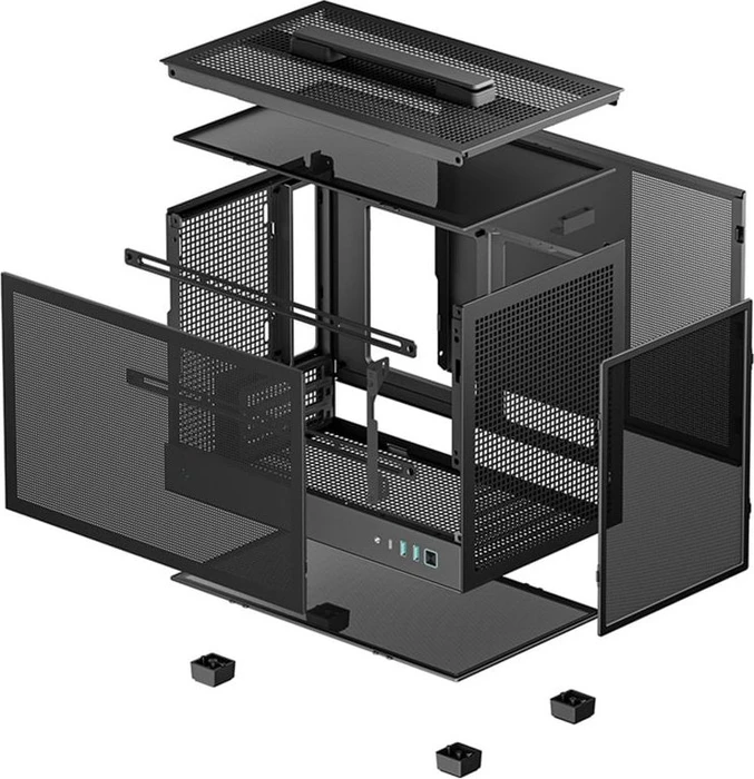 DeepCool CH160 MESH, schwarz, Mini-ITX
