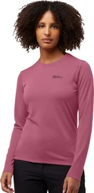 Jack Wolfskin Vonnan Funktionsshirt langarm raisin (Damen)