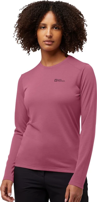 Jack Wolfskin Vonnan Funktionsshirt langarm raisin (Damen)