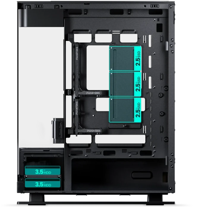 Phanteks Evolv X2, schwarz/gold, Glasfenster