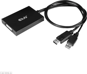Club 3D aktiver DisplayPort/Dual-Link DVI Adapter, HDCP OFF Version, für Apple Cinema Displays (CAC-1010-A)