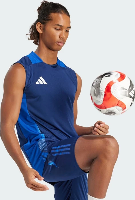 adidas Tiro 24 Competition Sleeveless Trainings Trikot ärmellos team navy blue 2 (Herren)