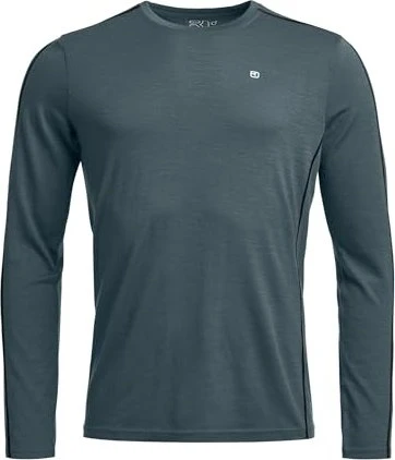 Ortovox 185 Rock'N'Wool Funktionsshirt langarm dark arctic grey (Herren)