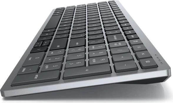 Dell KB740 Compact Multi-Device Wireless Keyboard, Titan Gray, grau/schwarz, USB/Bluetooth, ND