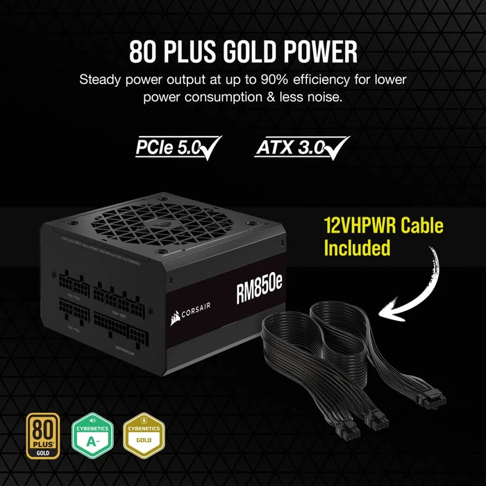 Corsair RMe Series 2023 RM850e 850W, ATX 3.1