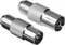 Hama SAT-Adapter-Set F-Kupplung - Koax-Stecker/F-Kupplung - Koax-Kupplung Vorschaubild