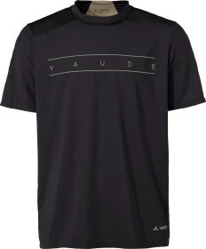 Vaude Qimsa Logo Funktionsshirt kurzarm schwarz (Herren)
