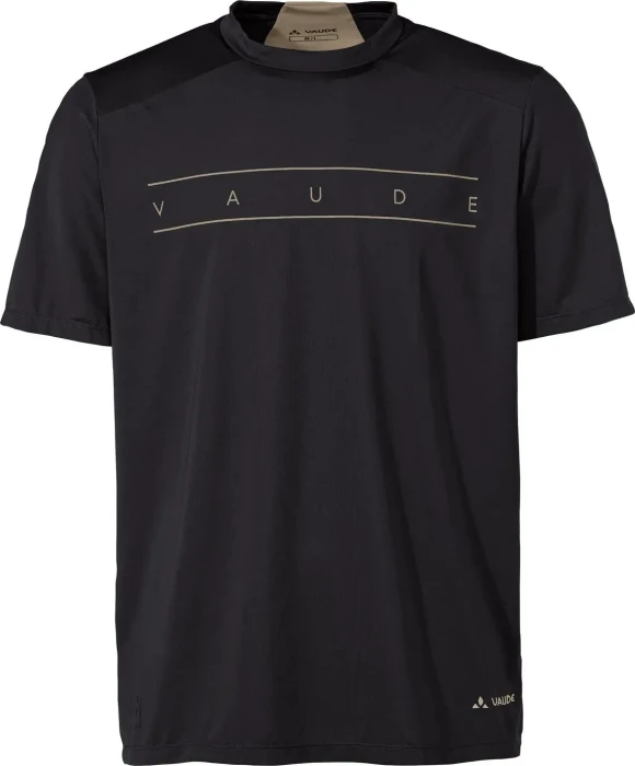 Vaude Qimsa Logo Funktionsshirt kurzarm schwarz (Herren)