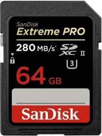 SanDisk Extreme PRO R280/W250 64GB, UHS-II