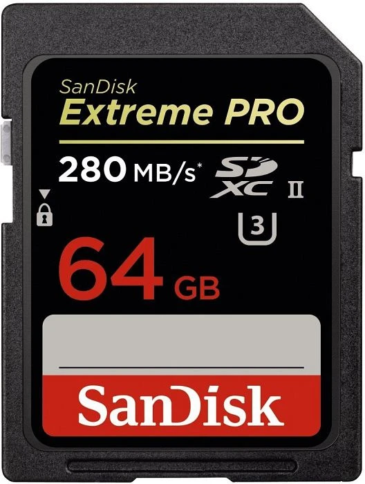SanDisk Extreme PRO R280/W250 64GB, UHS-II