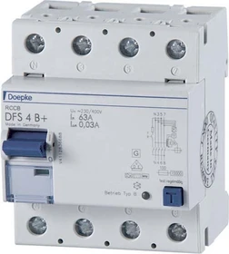 Doepke Fehlerstromschutzschalter DFS 4 040-4/0,30-B+