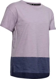 Under Armour Charged Cotton Funktionsshirt kurzarm violett (Damen)