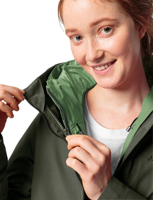 Vaude Annecy 3in1 III Funktionsmantel khaki (Damen)