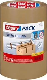 tesa tesapack ultra strong braun, Klebeband, 50mm/66m, 3 Stück