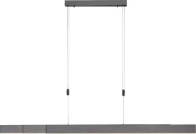 Paul Neuhaus Pure Moto e-Slide Pendelleuchte grau