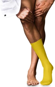 Falke No. 10 Pure Fil d'Écosse Socken sunshine (Herren)